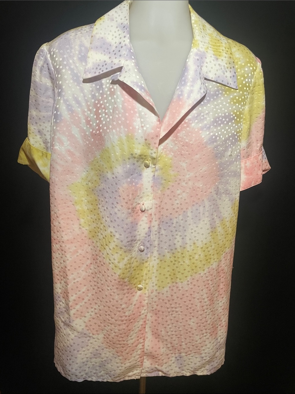 Amanda Bond x Johnny Was *Special Edition* Hand Dyed Silk Shirt